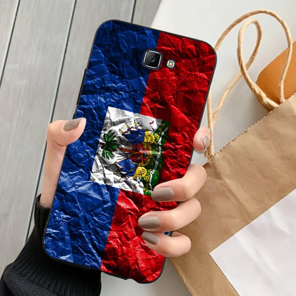 Vintage Haiti Haitian Flag   Phone Case For Samsung J 7 plus 7core J7 neo J6 plus prime J6 J4 J5 Mobile Cover