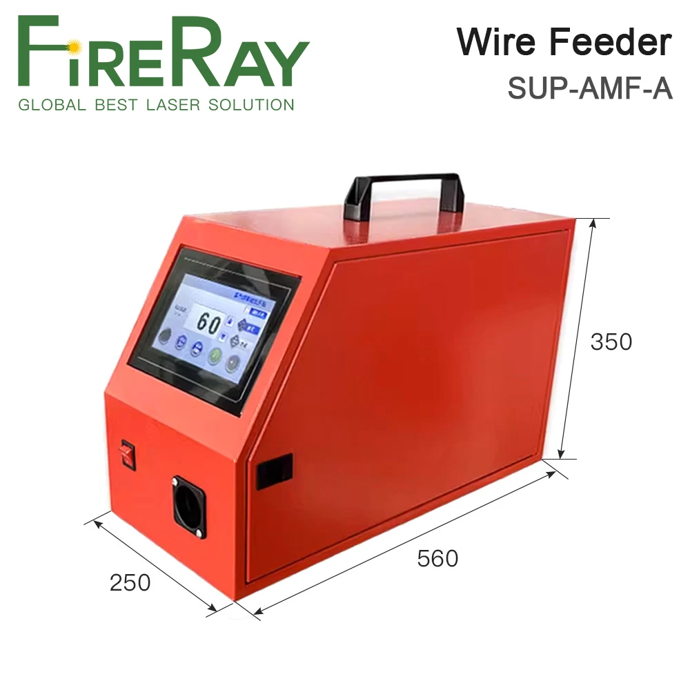 FireRay Stock CQWY Auto Welding Wire Feeder SUP-AFM-A 60W 2.5A Dia.0.8/1.0/1.2/1.6mm Wire for Fiber Laser Welding Machine