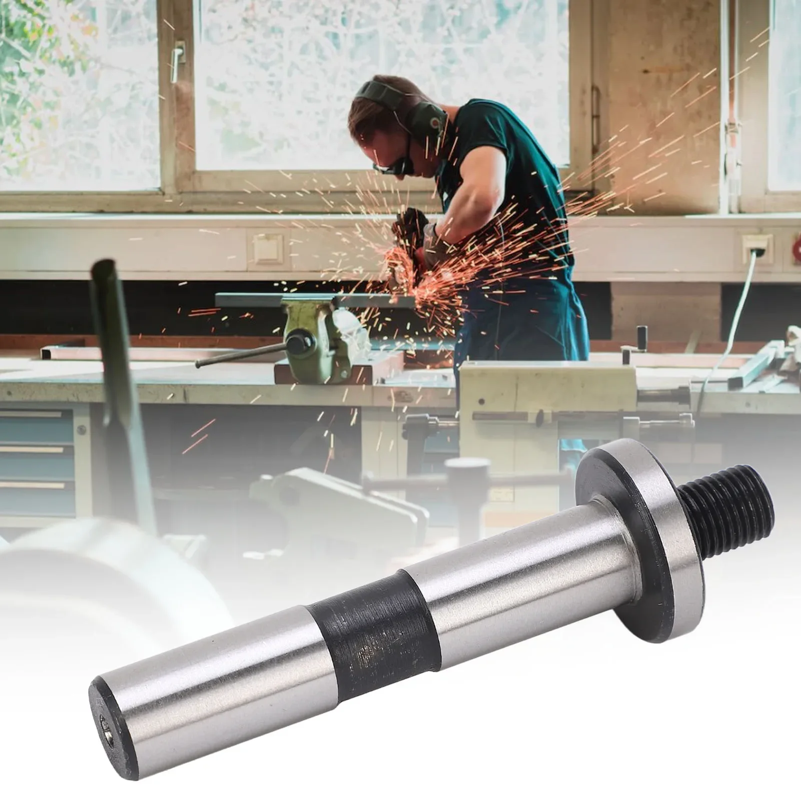 Drill Chuck Arbor Manganese Steel Collet Connecting Rod Adapter for Lathe Machine Tool 1/2 Shank 3/8 Thread