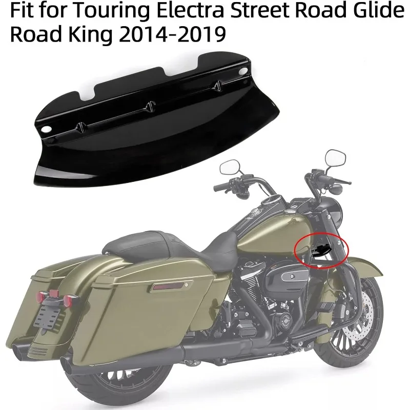 

Lower Triple Tree Wind Deflector Fairing Deflector Front Fork Cover for Touring Electra Street Road Glide Road King 2014-2022