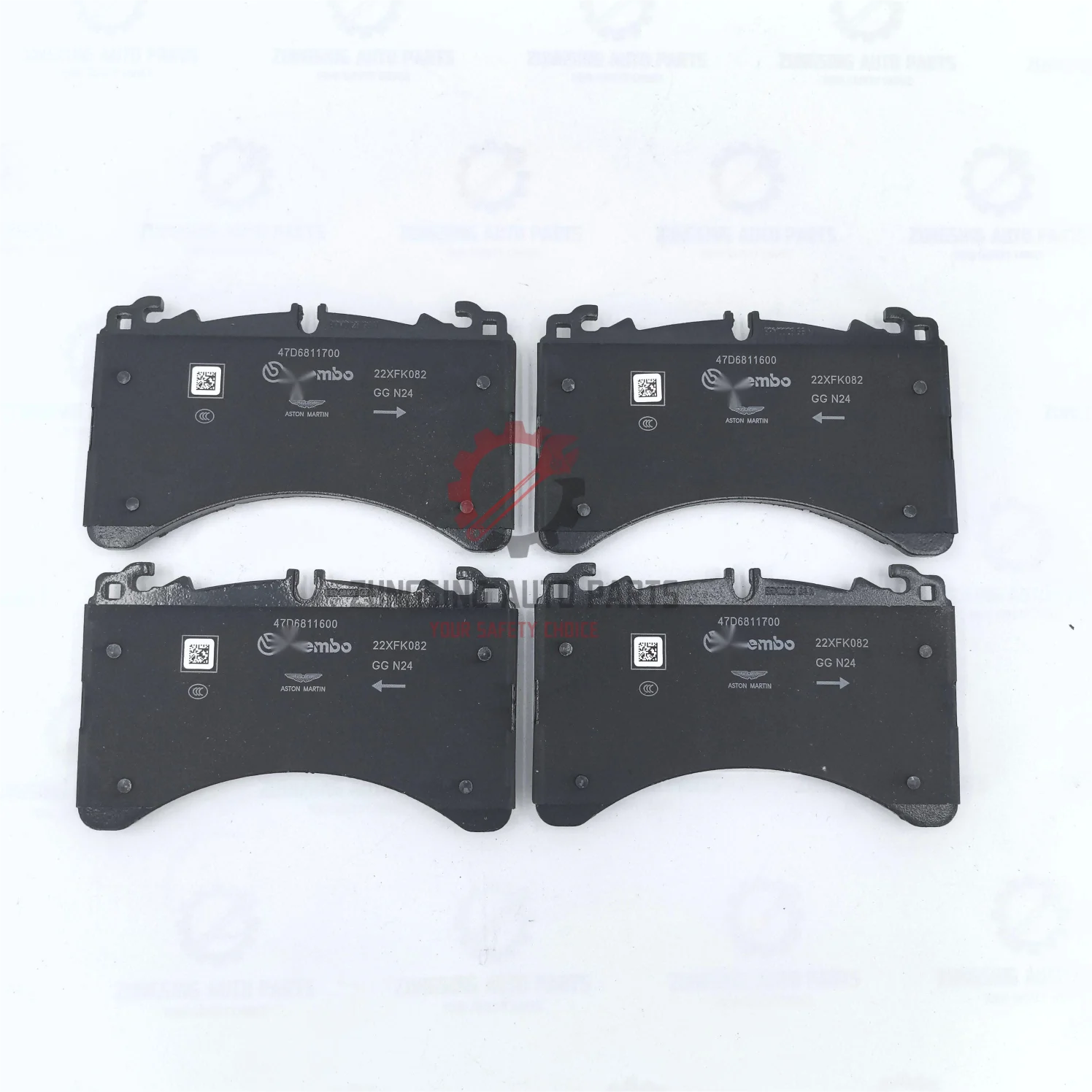 MY832D007AC MY83-2D007-AC KIT DE PASADAS DE FREIO Pastilhas de freio dianteiro para Aston Martin DBX DB11 DBS Vantage