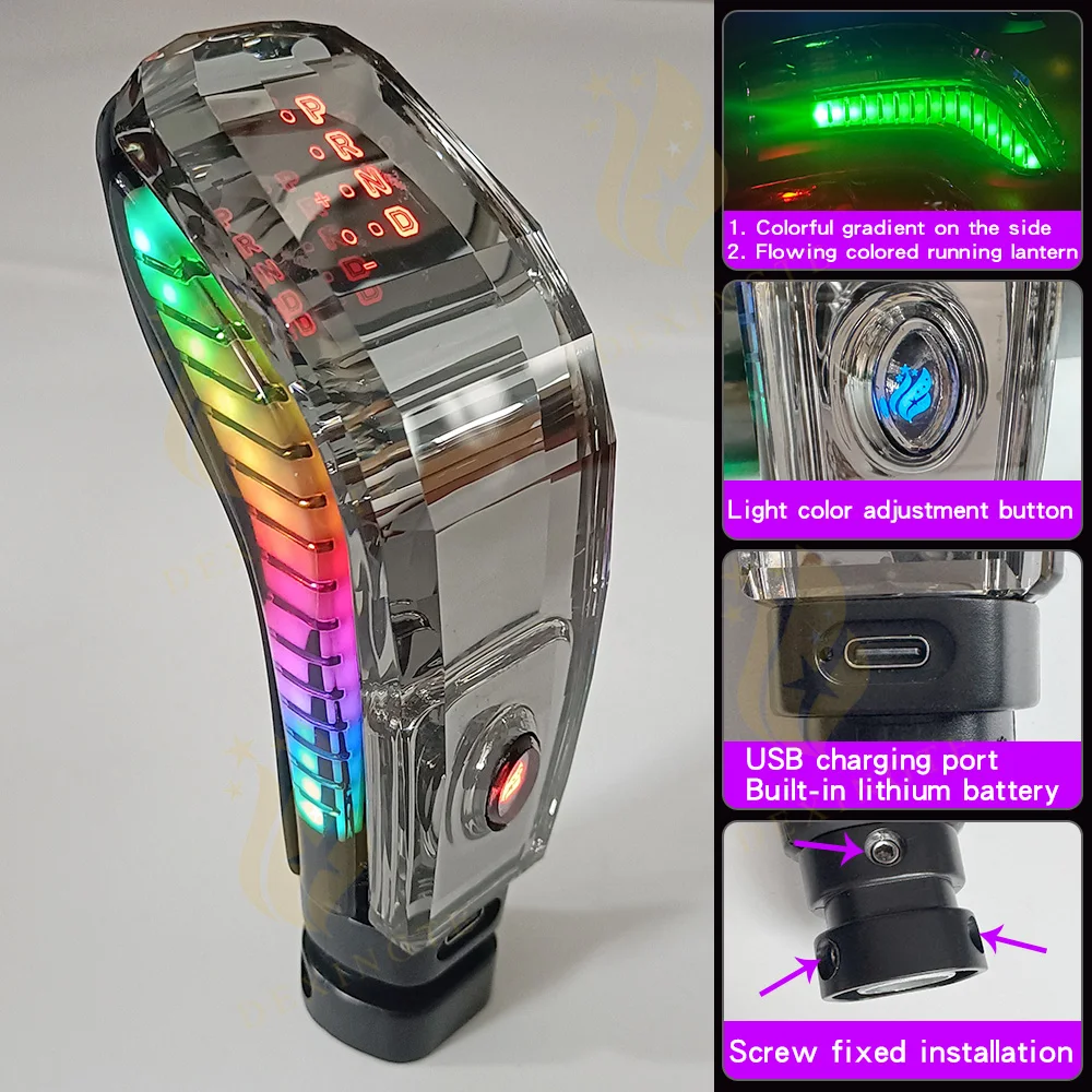 

LED lamp Crystal Gear Shift Knob car transmission modification For Infiniti QX60 Q50 QX80 EX EX35 FX For Nissan Maxima Fuga