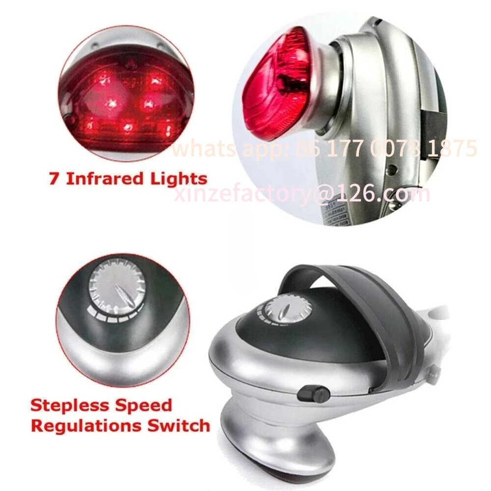 Customizable Electric Body Heated Massager Stick Infrared Body Neck Back Massage Waist Cervical Massager Hammer