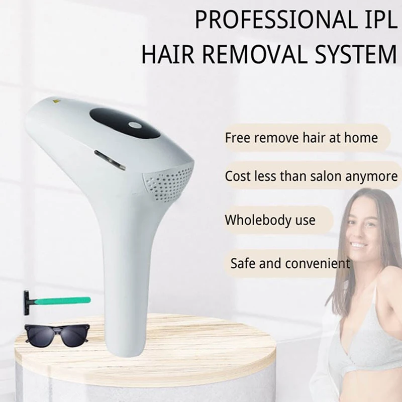 

Легкое портативное устройство для удаления волос холодным методом, домашний портативный безболезненный аппарат для удаления волос, беспроводной лазерный эпилятор IPL.