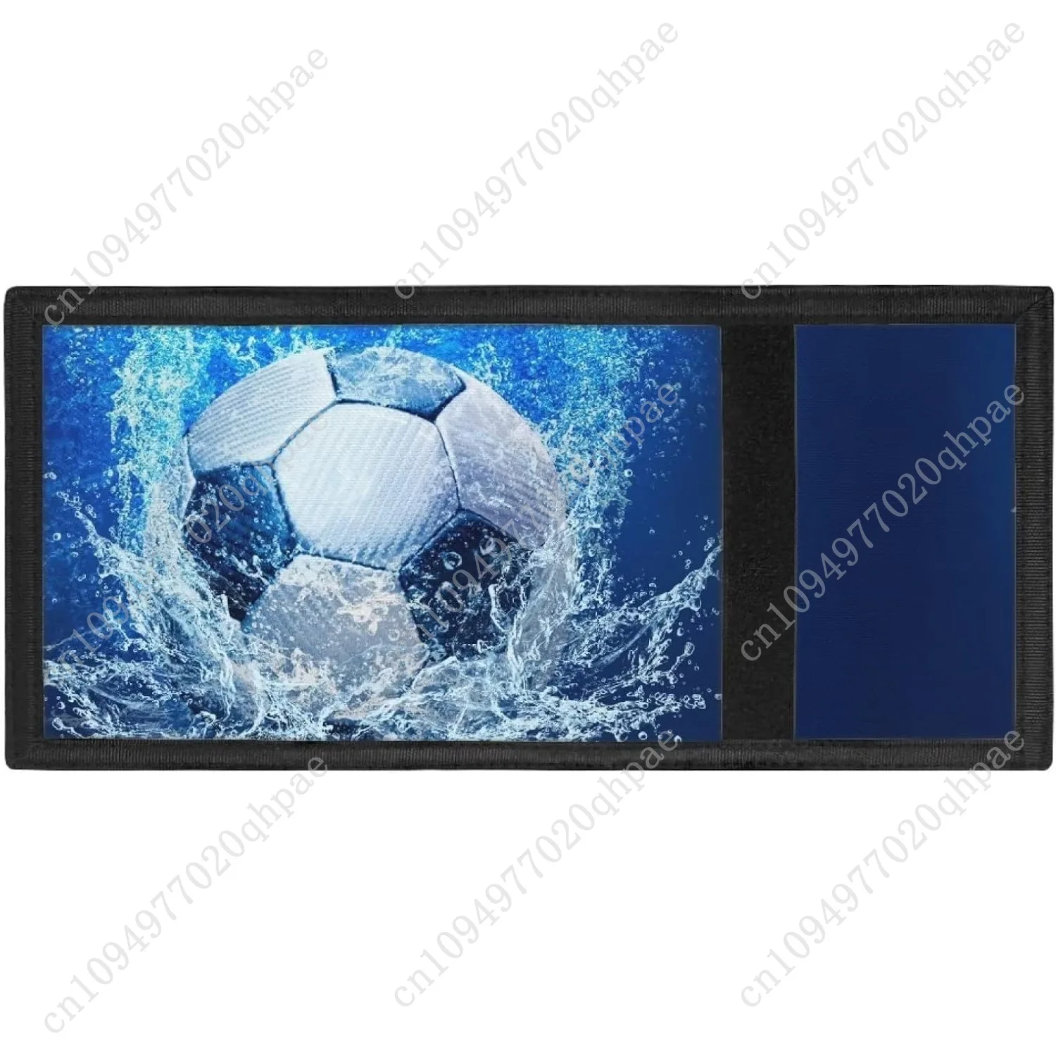 GIFTPUZZ محفظة بنمط كرة القدم للأولاد والبنات محفظة رياضية ثلاثية الطي مع جيب للعملات المعدنية محفظة مبتكرة لهدايا الأطفال