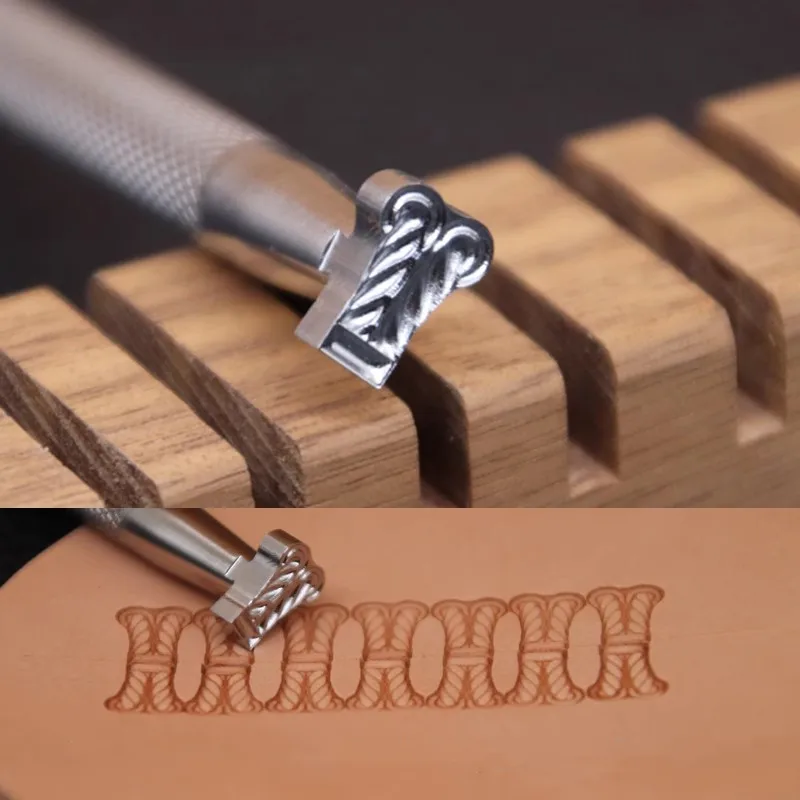 

SW110 Затянутый веревочный узор Кожаный штамп.304 Инструмент для тиснения из нержавеющей стали для кожи растительного дубления