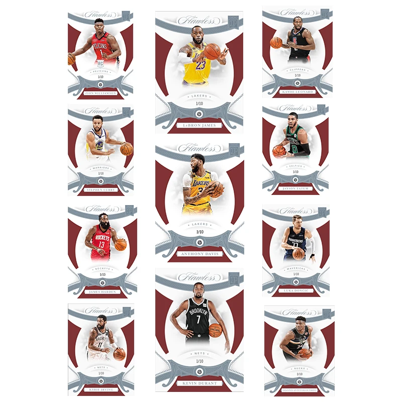 

DIY панини баскетбольная звезда персонаж подпись карта Цион Уильямсон Стивен Карри Кевин Дюрант коллекционная карта персонажей подарок