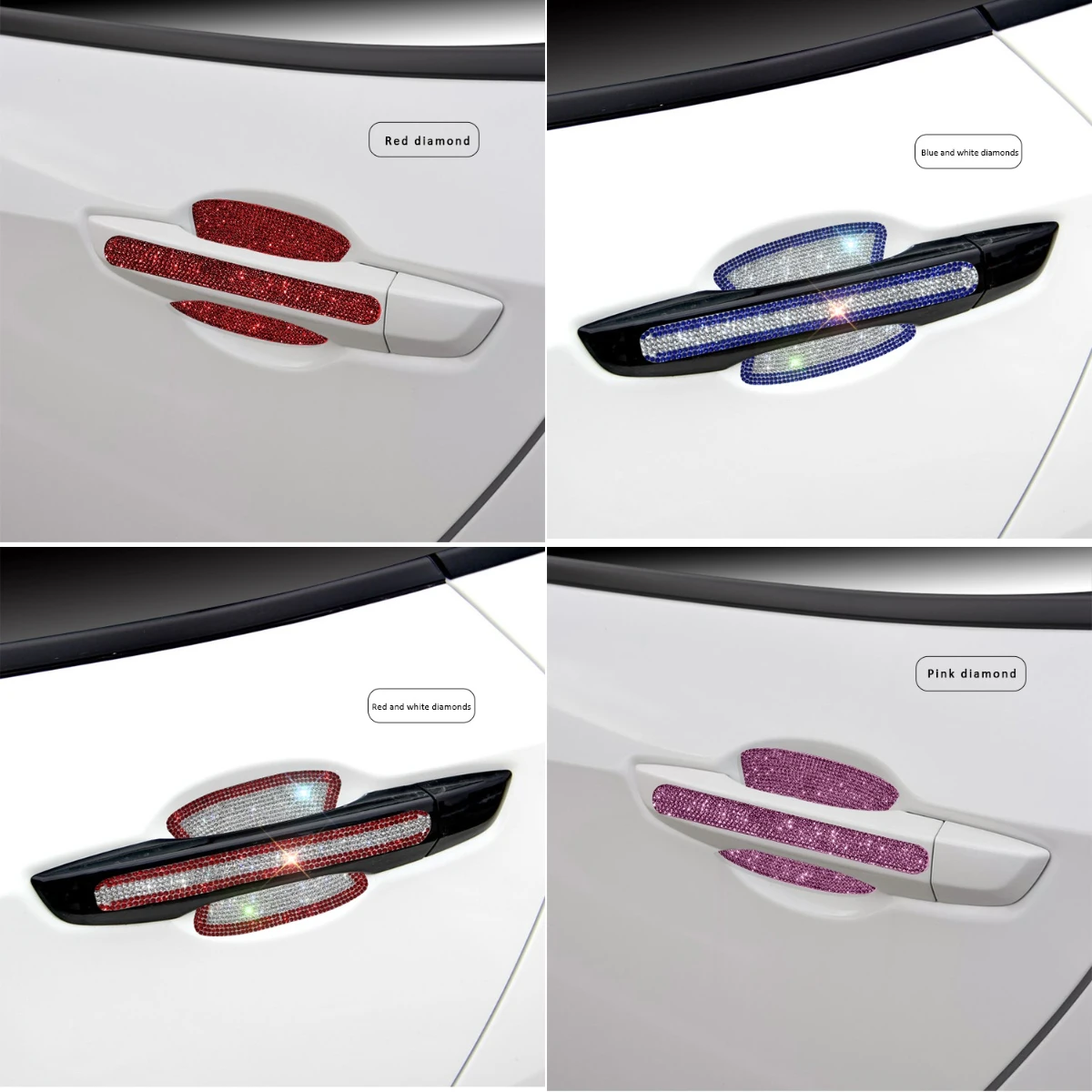 

Door Bowl Handle Protector Stickers Accessories Car For Seat Leon Ateca Ibiza Arona Tarraco Alhambra Mii Toledo Exeo Cupra Car F