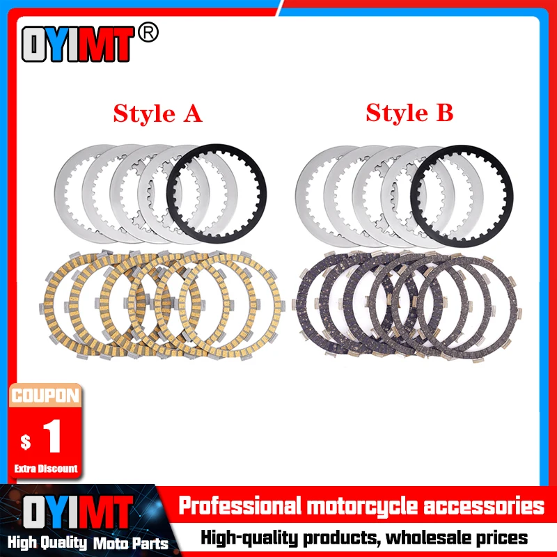 Motorcycle Clutch Friction Plates & Steel Plates Disc Kit For CFMOTO 450SR CF400-6 450 SR CF 400-6 202