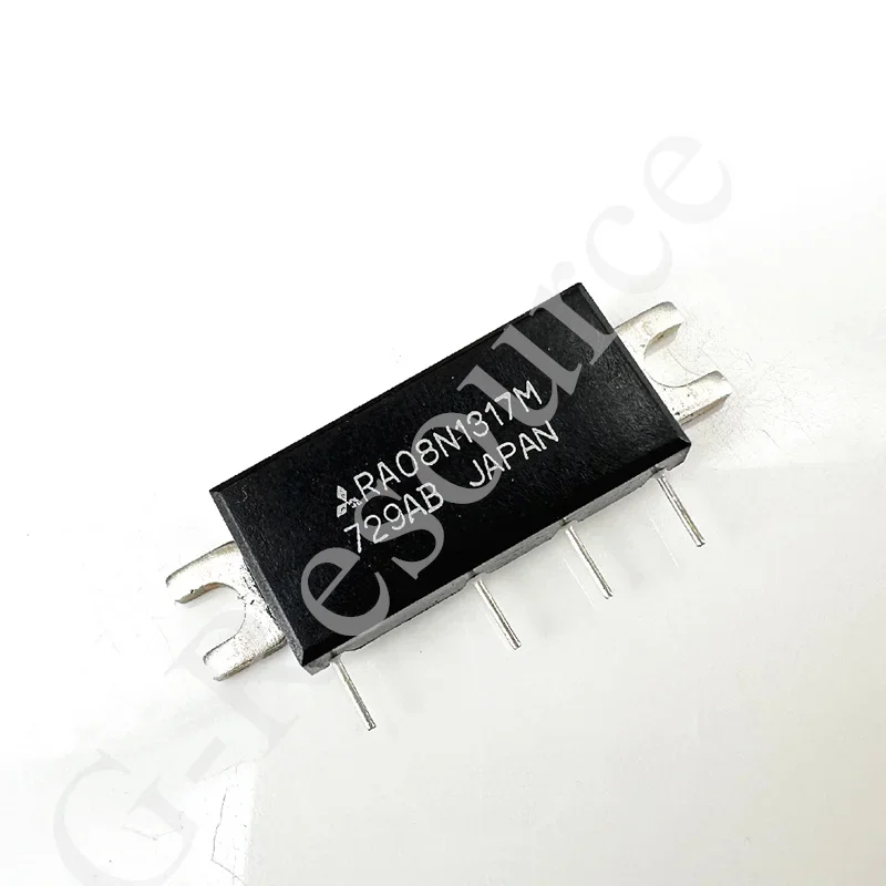 (1 pcs) RA08N1317M H46S RF MOSFET Amplifier Module 135-175MHz 8W 9.6V for Portable Radio