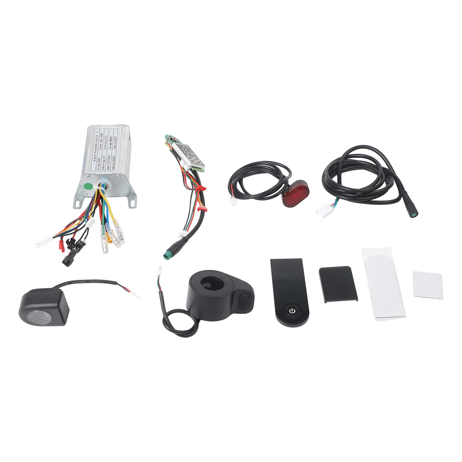 

36V 350W Controller Assembly with Dashboard Accelerator Headlight and Tail Light for EScooter Scooter Replacement