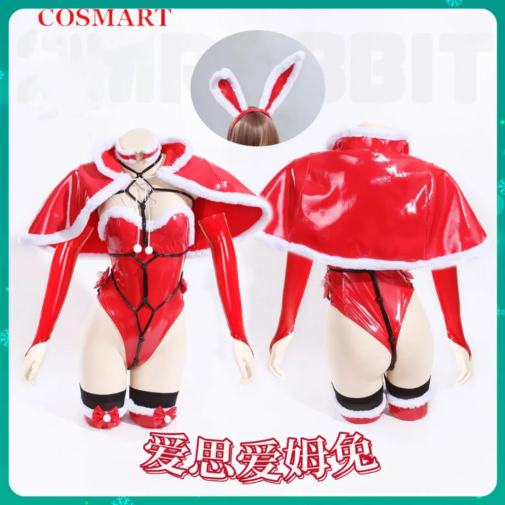 

COSMART Original Bunny Girl Christmas Cosplay Costume Cos Game Anime Party Uniform Hallowen Play Role Clothes Clothing