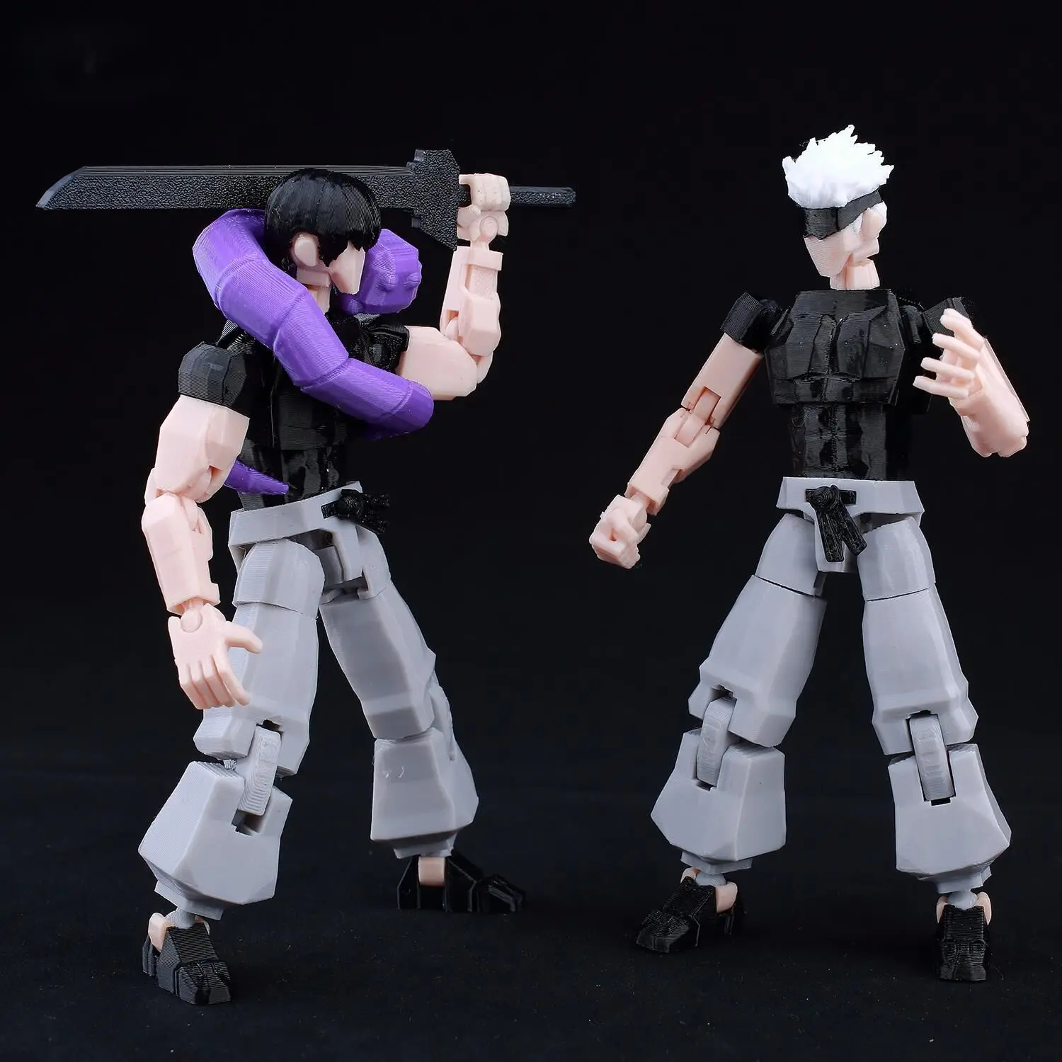 دمية مطبوعة ثلاثية الأبعاد 13 لاكي 13 شخصيات أنيمي Jujutsu Kaisen Satoru Gojo Fushiguro Toji نموذج كرتوني ألعاب قابلة للجمع هدايا