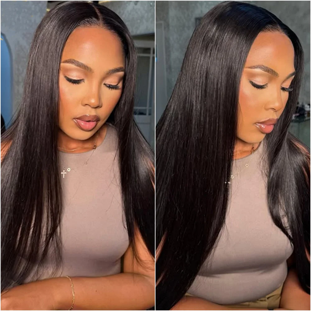 

40-дюймовый Bone Straight 13x6 HD Прозрачный парик фронтальной части шнурка Человеческие волосы 13x4 HD Парик фронта шнурка Бразильский 360 Предварительно выщипанные парики шнурка