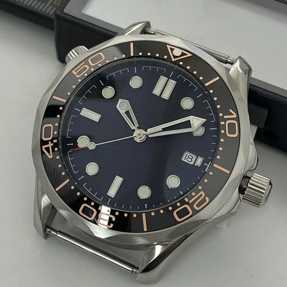 Miyota 8215 Automatic Mechanical Men's Watch Black Dial - No Strap Included Suitable for 20MM Wide 1612 Movement