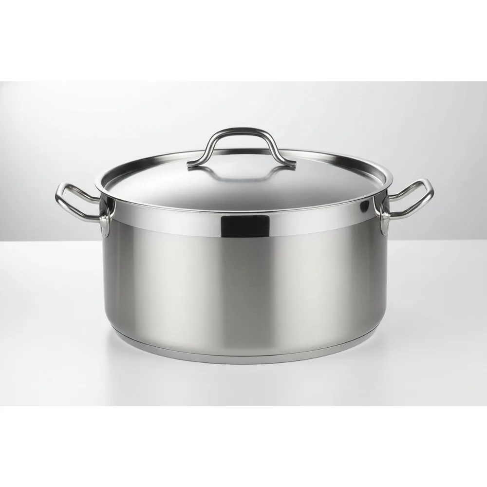 

9-литровая голландская духовка из нержавеющей стали с крышкой — профессиональная многофункциональная кастрюля для приготовления пищи в доме и ресторане