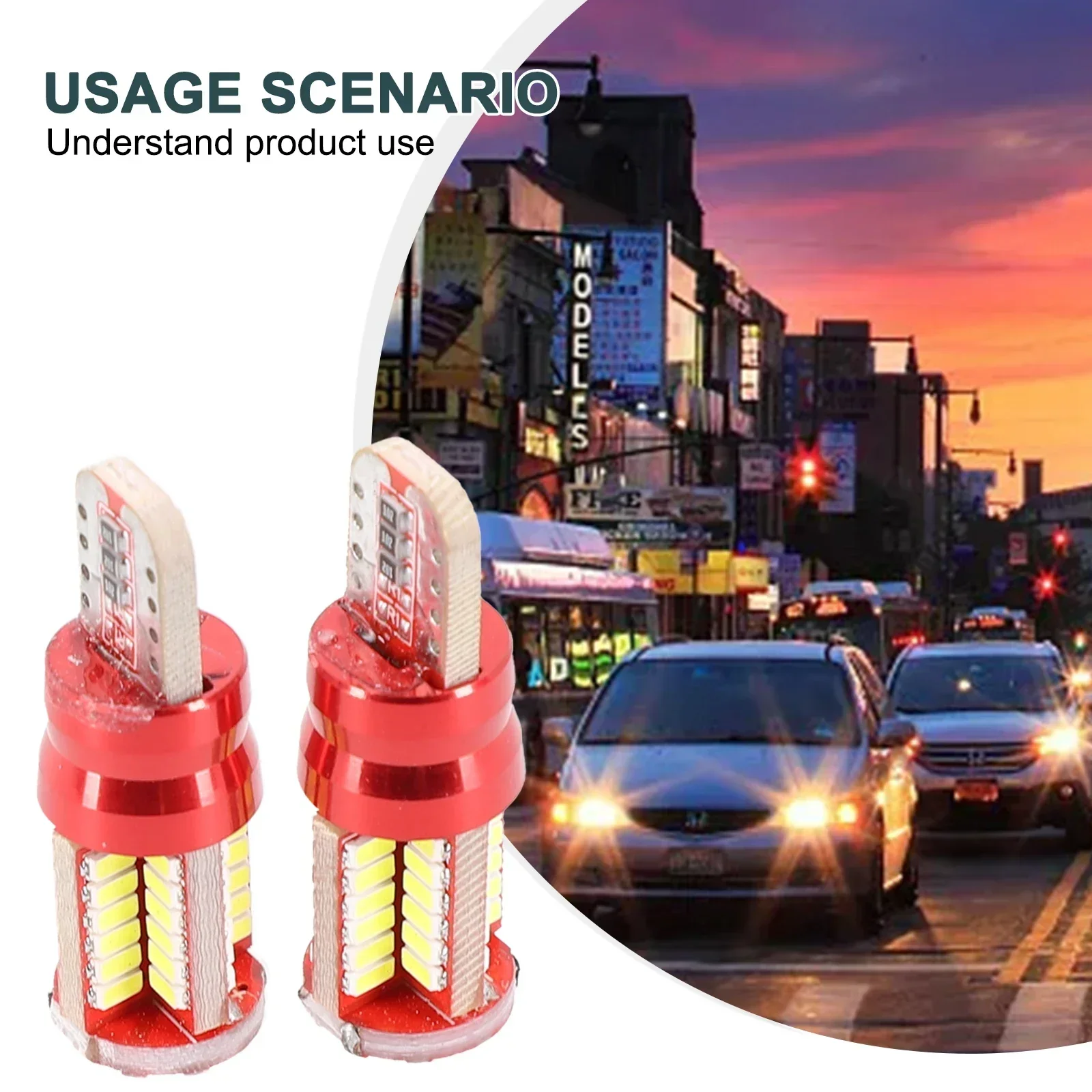 

2pcs Bulbs Wedge XENON 501 CANBUS Car ERROR FREE Interior Lamp License Plate Number Parking W5W 12V Side Light