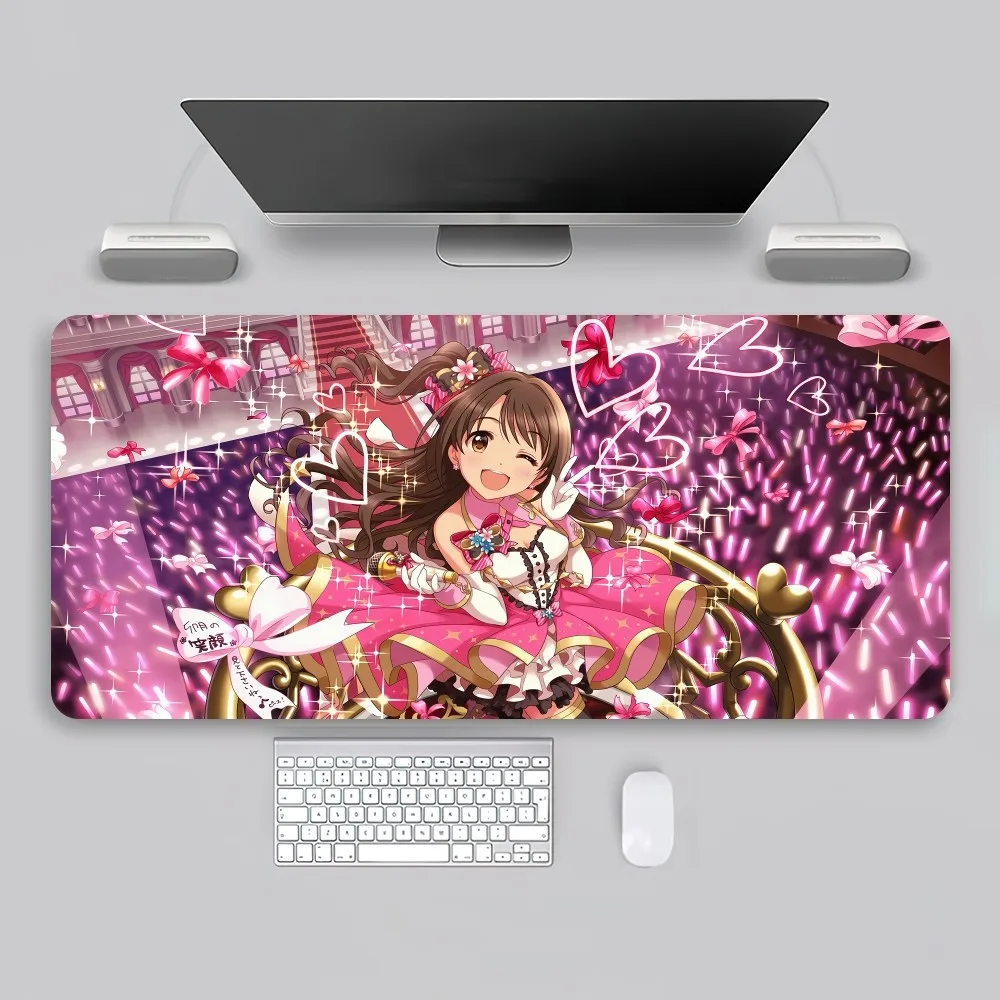 Game Idolmaster Cinderella Girls Idol Cute Kawaii Mouse Pad Game Office Large PC Keyboard Rubber Big Desk Computer Laptop Table