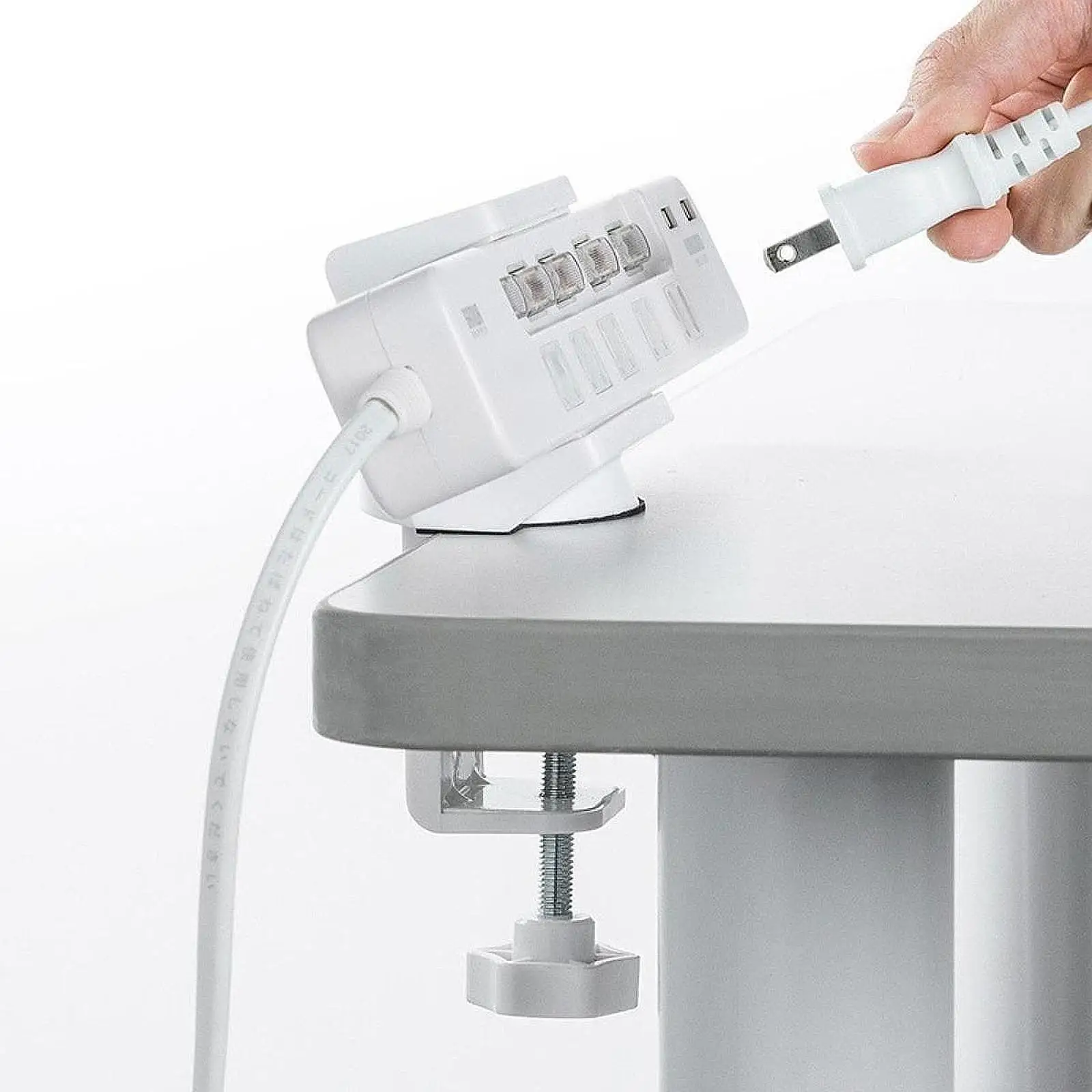 Desk Clamp Holder Adjustable Multifunction Desk Clamp Power Strip Mount