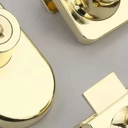 Easily Installable Gold Glass Door Lock Latch Perfectly Suited for All Types of For Display Cases and Collectibles