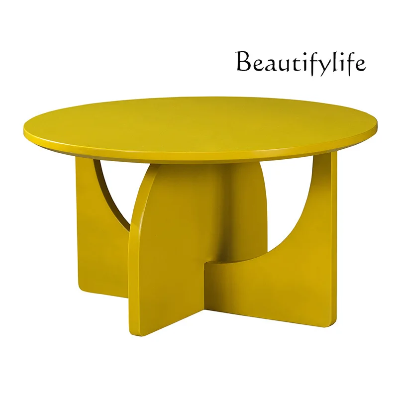 Nordic Furniture Light Luxury Coffee Table Simple Modern Living Room Internet Celebrity Small Tea Table Creative Personality