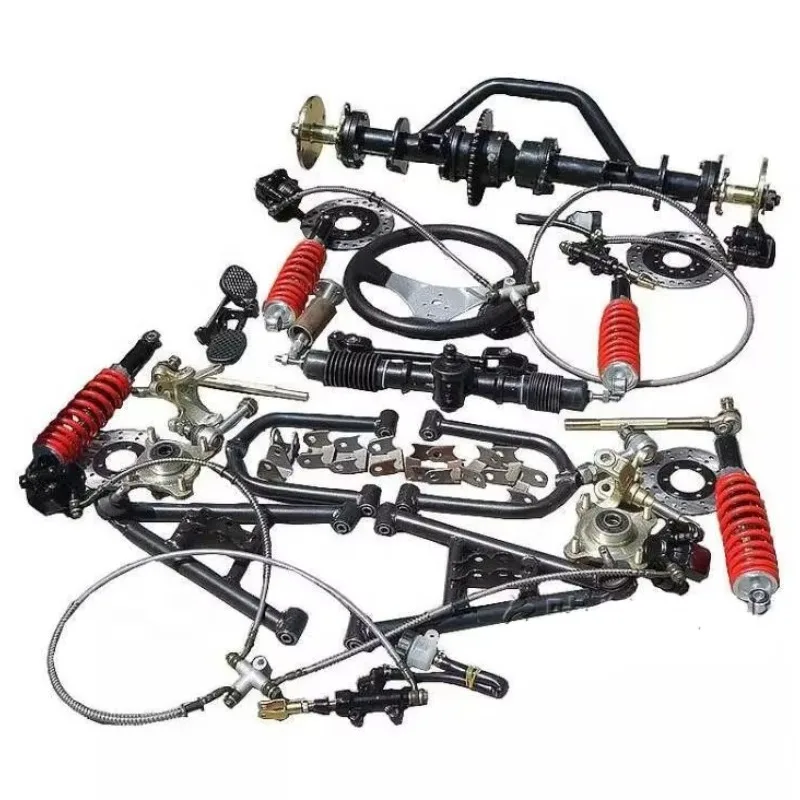 1 Differential suspension Kart half axle motorcycle swing arm rear axle with flange