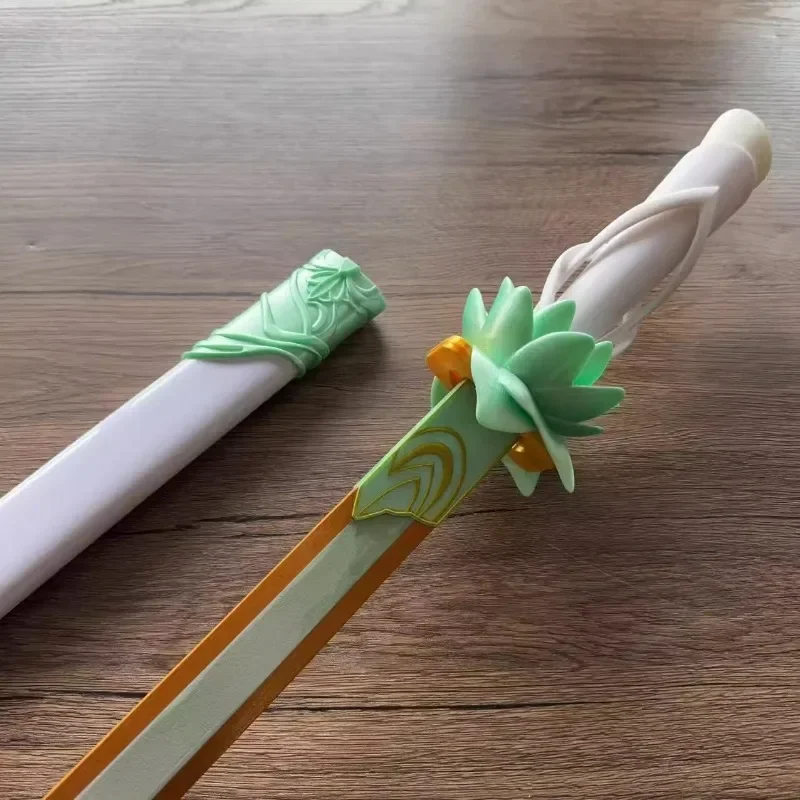 

101 cm Youth White Horse Drunk Spring Breeze COS Sword Baili Dongjun Undyed Dust Sword Wooden Unbladed