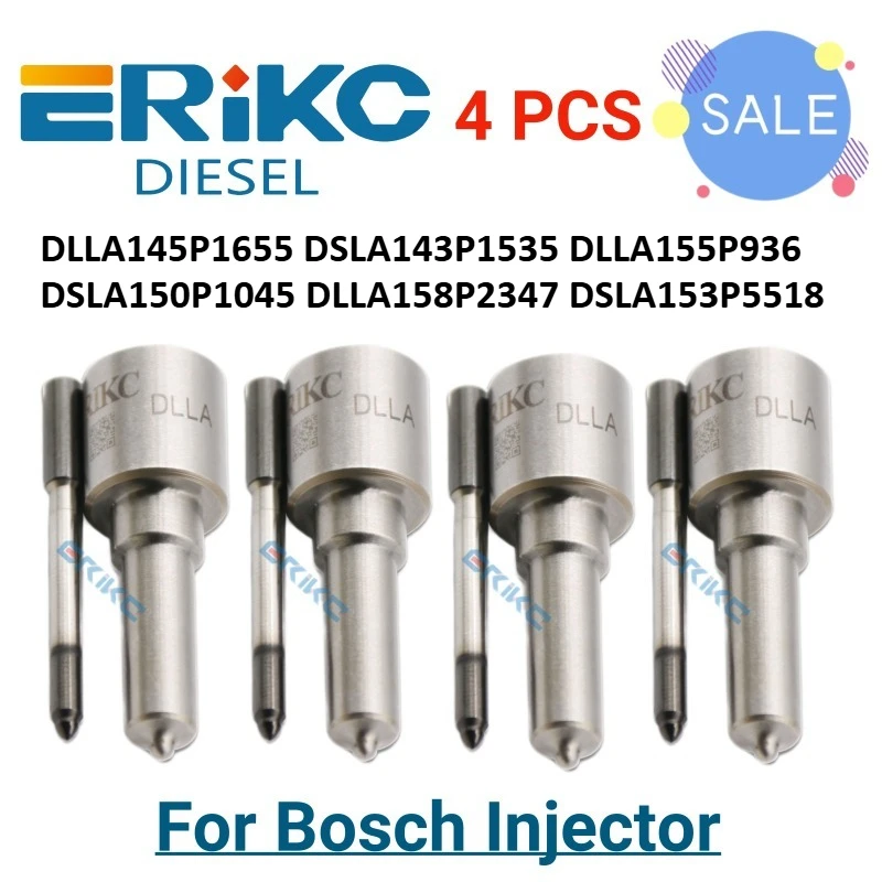 

4PCS Diesel Common Rail Injector Nozzle DLLA145P1655 DSLA143P1535 DLLA155P936 DSLA150P1045 DLLA158P2347 DSLA153P5518
