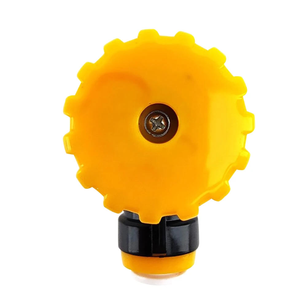 KegLand Duotight 8mm XFlow Control Ball Lock Disconnect (Liquid Black + Yellow) (POK)