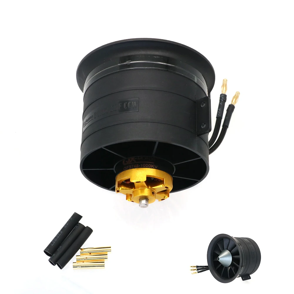 

QX-MOTOR QF3748 1000KV Brushless Motor For 80mm 12 Blades Ducted Fan EDF RC Airplane Car Boat