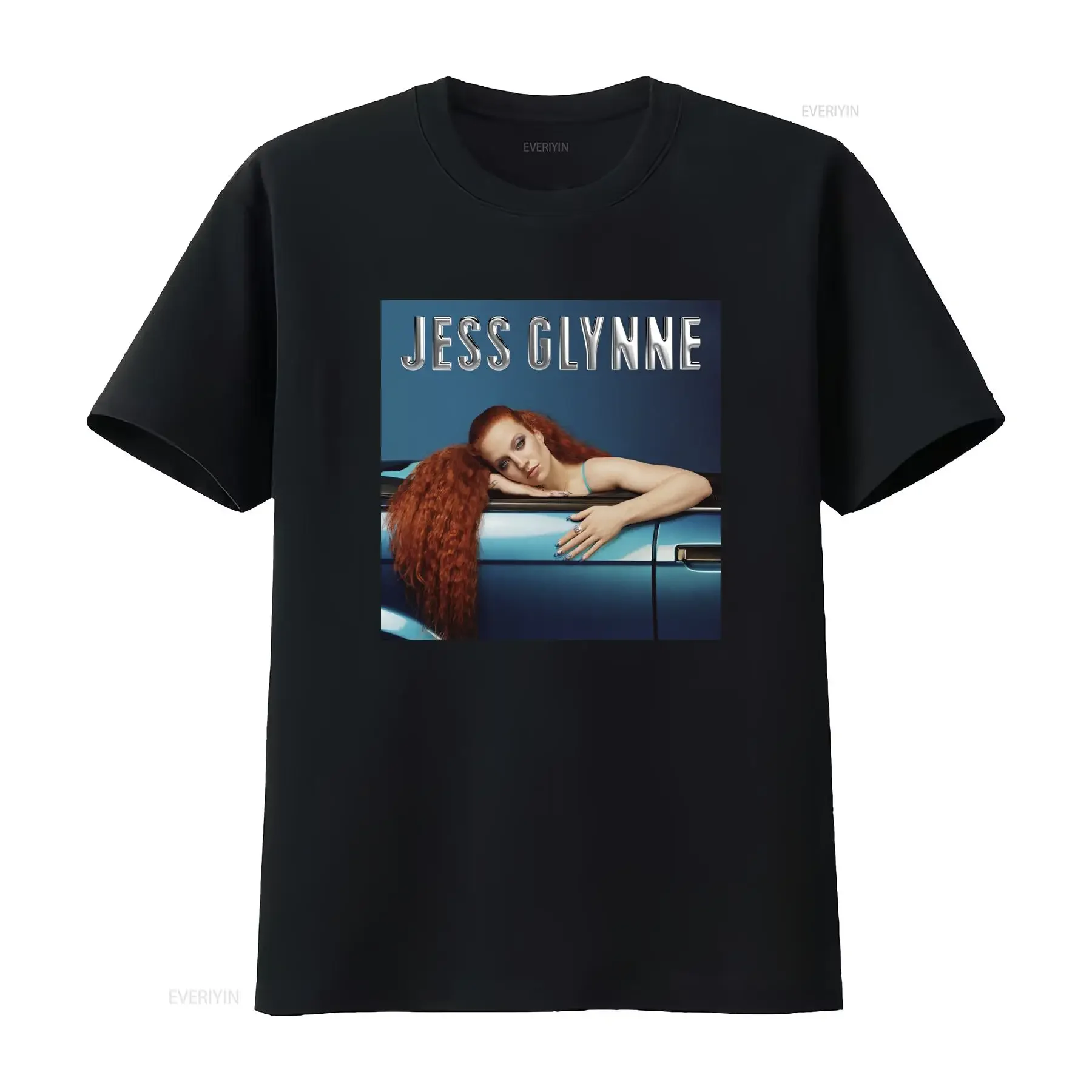Jess Glynne Concert World Tour T Shirt Stylish Design for  vintage Washed Casual homme Breathable Comfortable Versatile Unisex