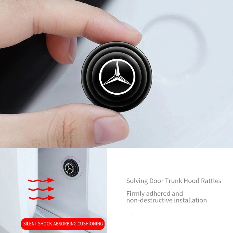 Car Door Switch Anti-shock Pad Silicone Buffer Mats For Mercedes Benz AMG W204 W205 W203 W211 W212 W213 W201 W210 W124 W126 W140