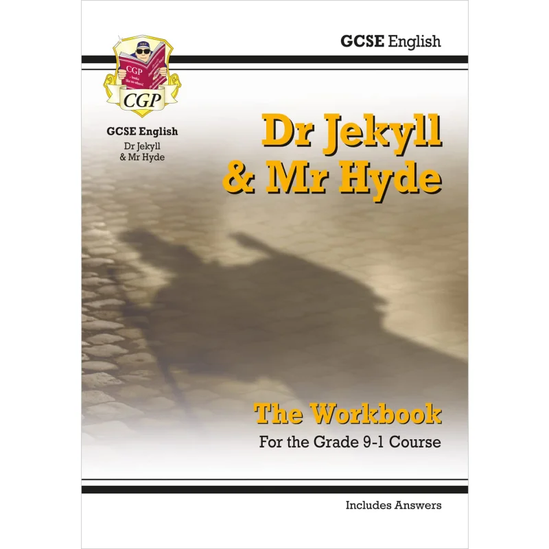

Рабочая тетрадь GCSE на английском языке Dr Jekyll и Mr Hyde включает книги для ответов CGP, координацию групповых публикаций 9781782947790 Книга
