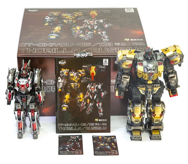 New Transform Robot Toy Cang Toys Ct-chiyou-05 Ct-05 Thorilla Ct-08  Rusirius Action Figure Toy In Stock - Transformer/robot - AliExpress