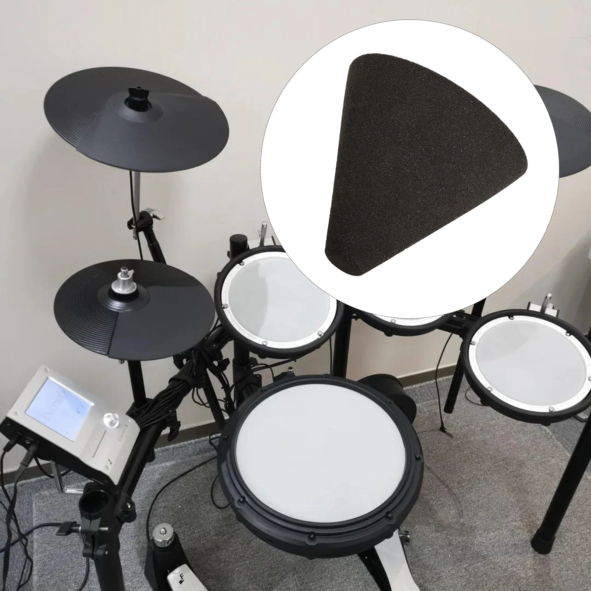 

Yibuy 4 Pcs Electronic Drum Piezo Trigger Foam Cone Replacement 35mm x 37mm