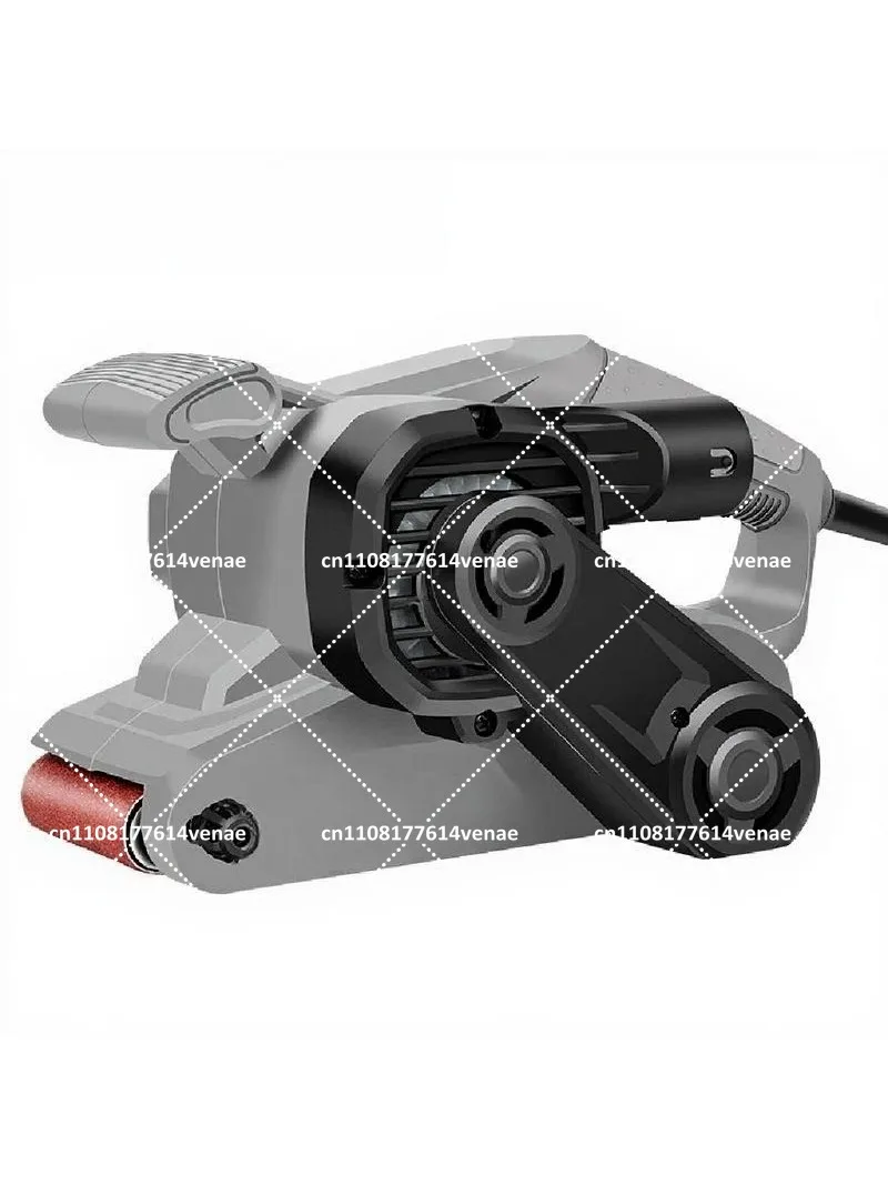 220V Belt Sander Portable Flat Sanding Machine Small Polisher Woodworking Home Sandpaper Tool