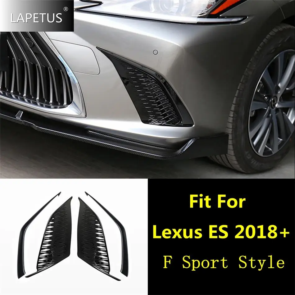 

Front Foglight Fog Light Lamp Eyebrow Wind Knife Strip Decor Cover Trim For Lexus ES 2018 - 2023 F Sport Style Car Accessories