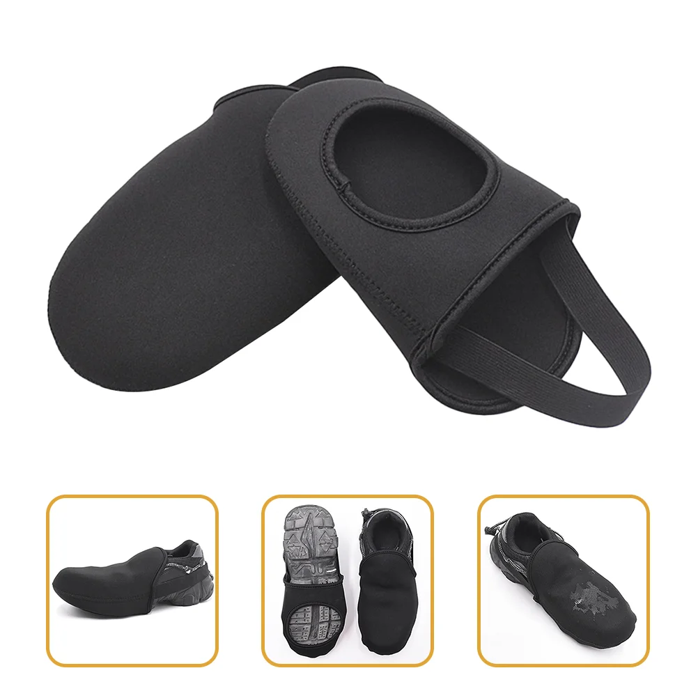 Bicycle Shoe Covers Winter Shoes for Riding Adjustable Anti-skid Windproof Overshoes Mounting Protector Outdoor Cycling Warm