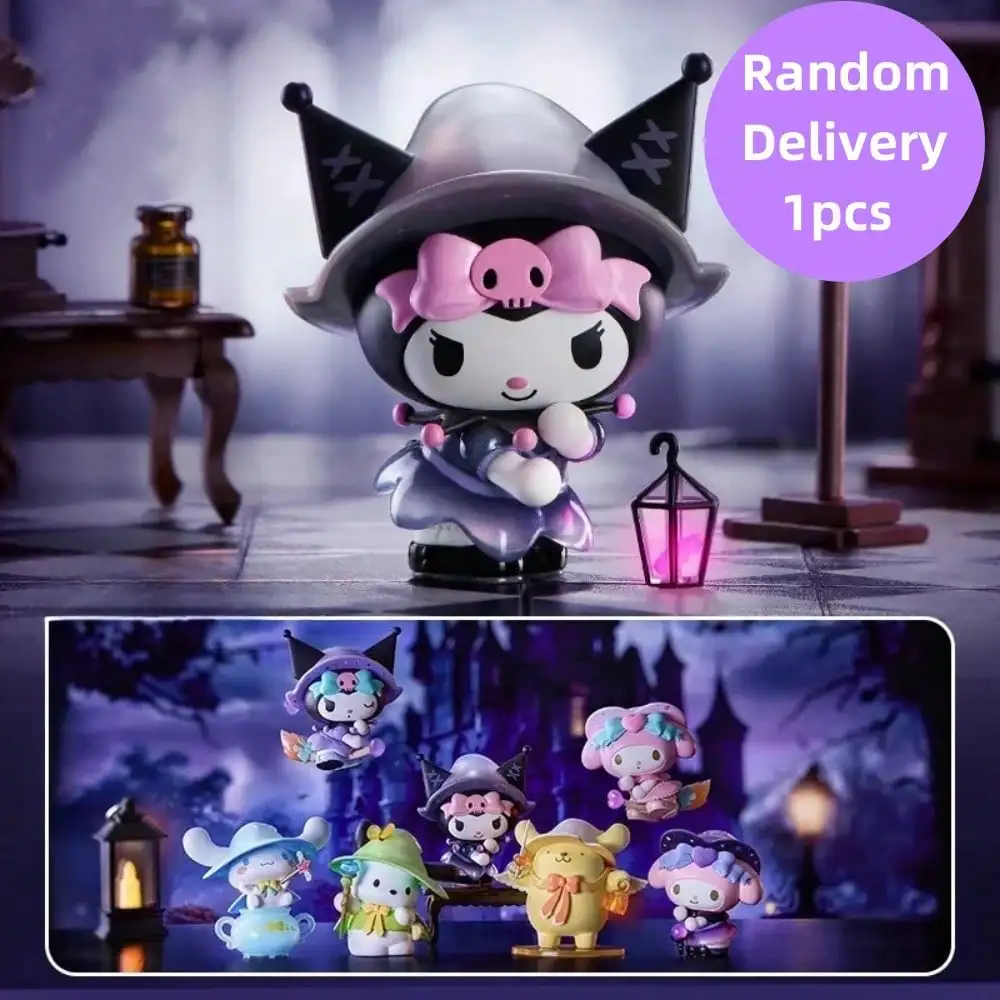 

Sanrio Characters Magic Story Blind Box Cartoon Kuromi My Melody Cinnamoroll Pochacco Desktop Decor Toy Birthday Gift Random 1PC