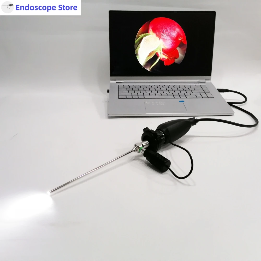 HD 1080P Portable Endoscope USB Camera With LED Light Source ENT Veterinary Animal Hospital