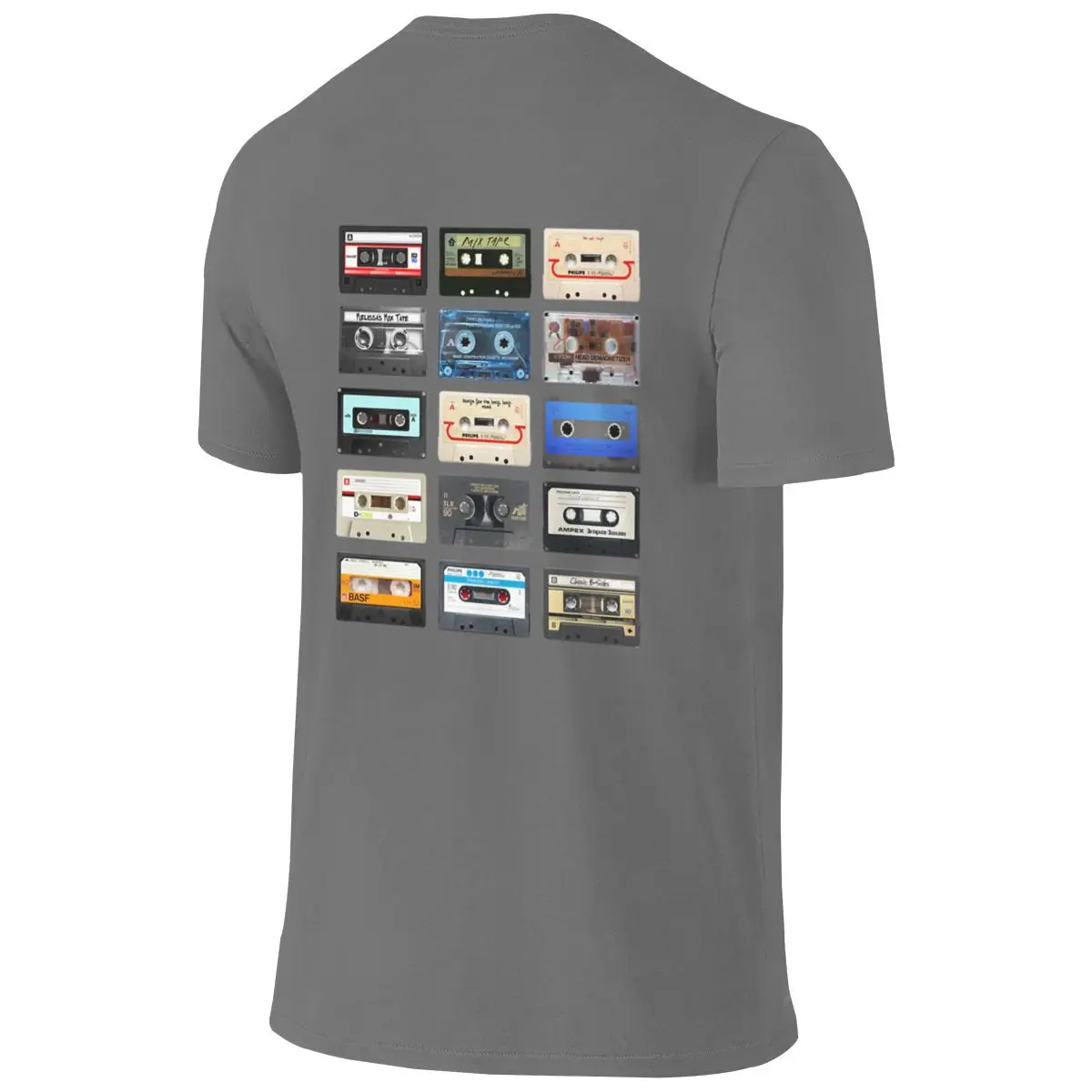 Music Street Reversible T-shirt High-End Minimalism Heat Transfer Basic Tee