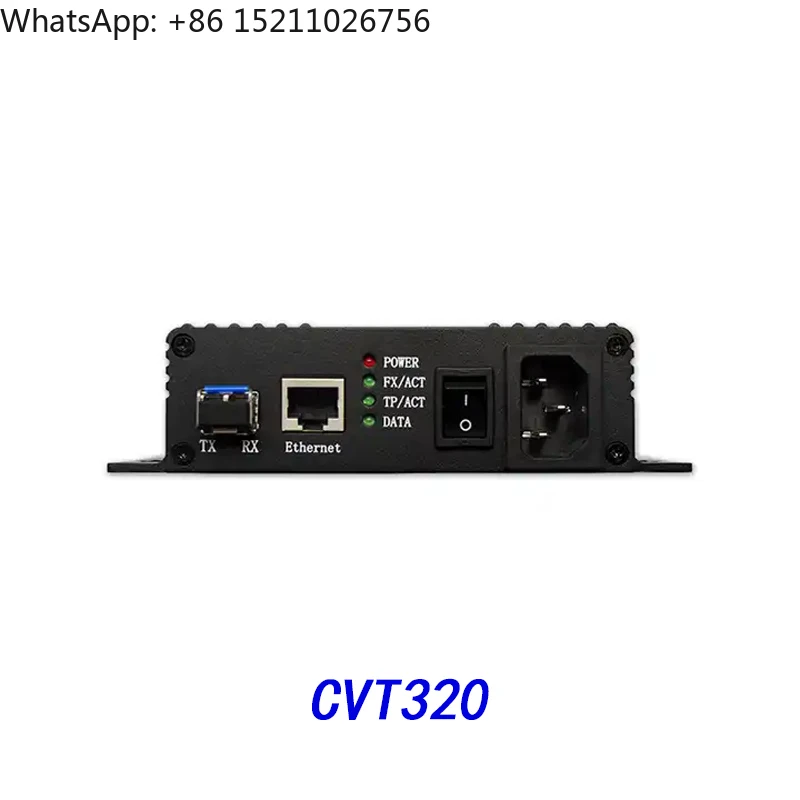 CVT320 Ethernet Single-mode Optic Fiber Converter LED Display Indoor/Outdoor Use 5mm Pixels