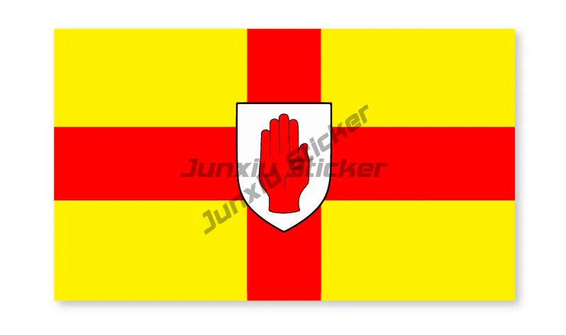 

ULSTER EMBLEM FLAG VINYL STICKERS CAR VAN TRUCK TAXI LORRY