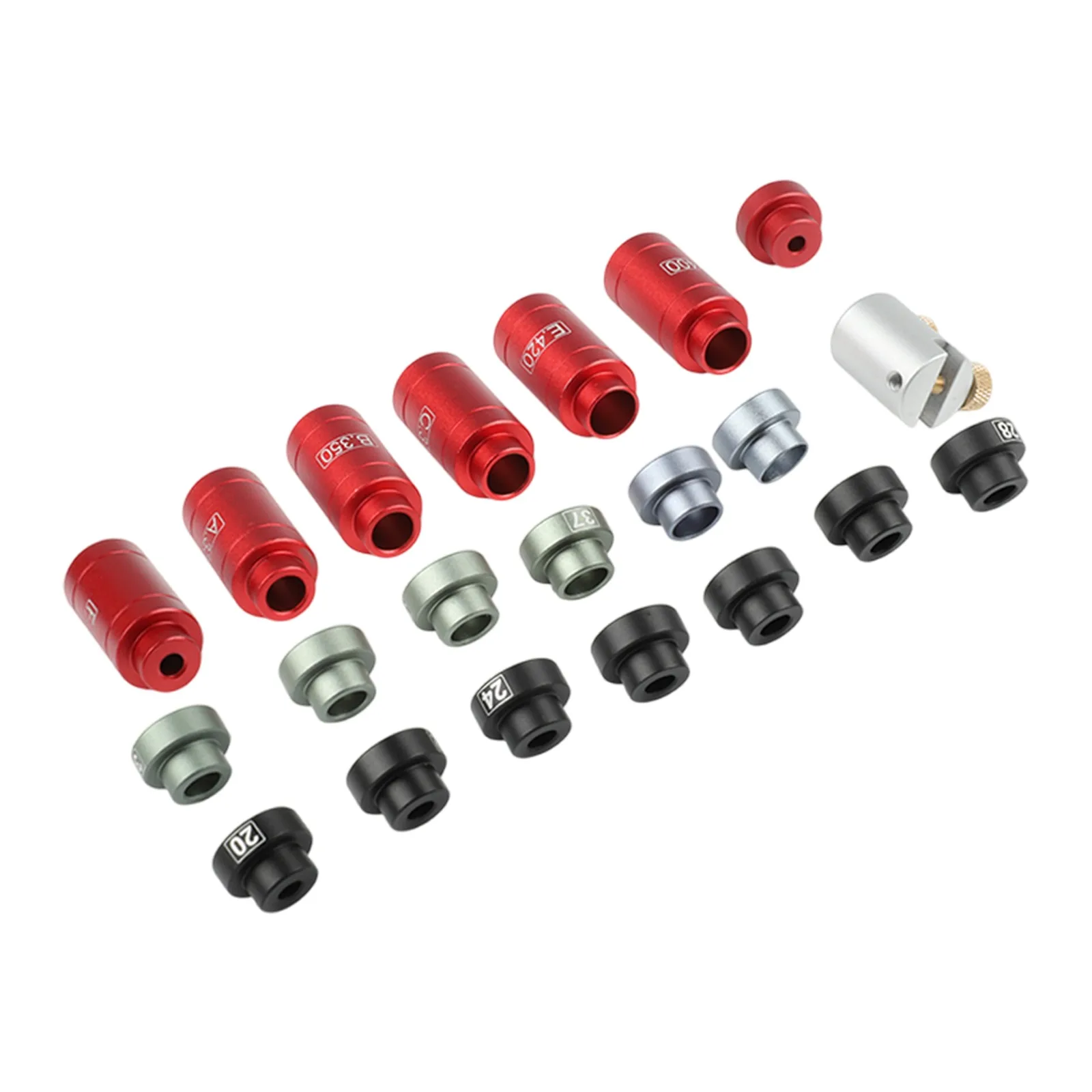 Per la precisione di ricarica Inserti in alluminio anodizzato Valvola Costruzione in alluminio 6061 compatibile con vari pinze