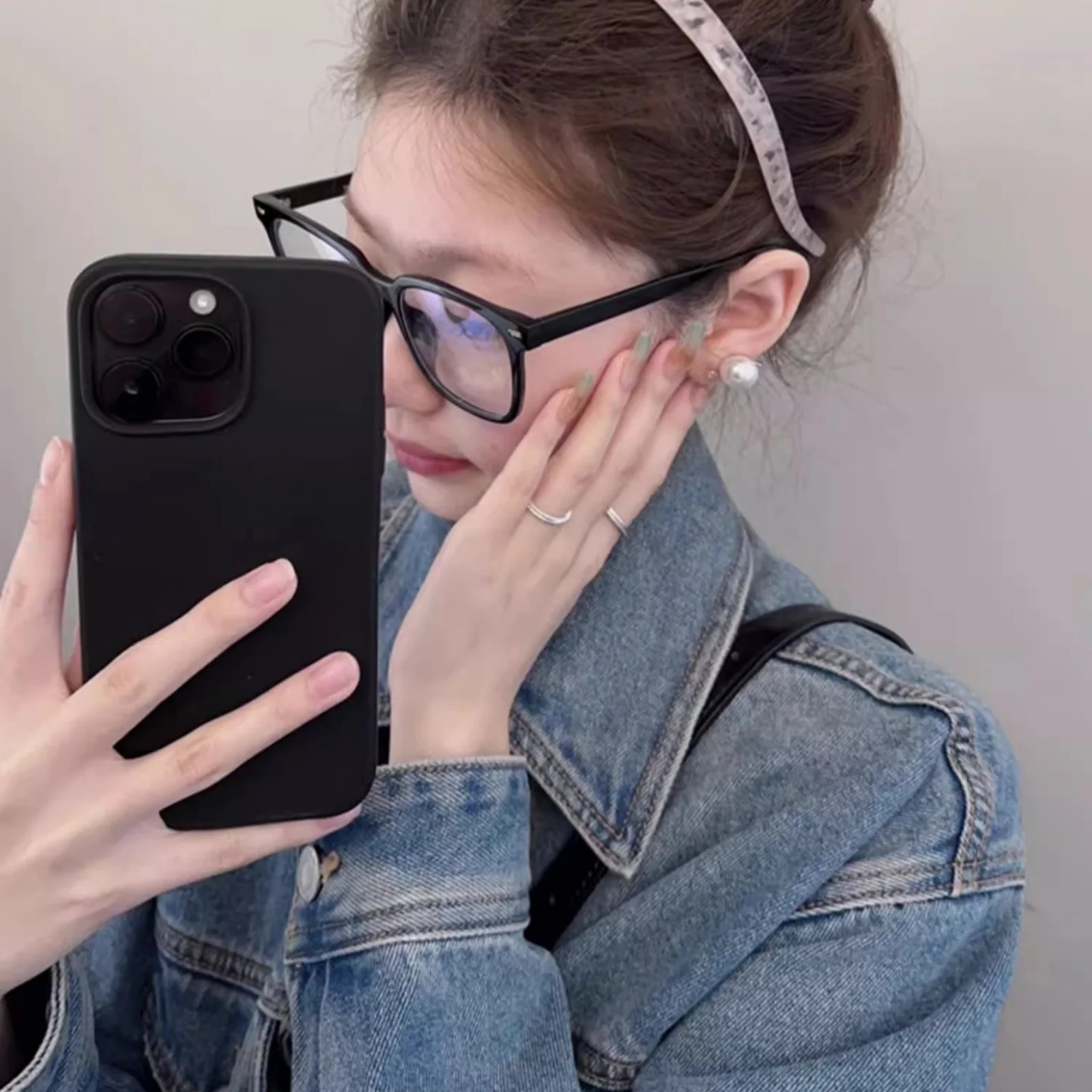 1 السيدات غير يرتدون الأذن العظام إكسسوارات الشعر حمض الخليك عقال عقال الراقية هيرباند الفتيات 2024 صيف جديد أنيق He