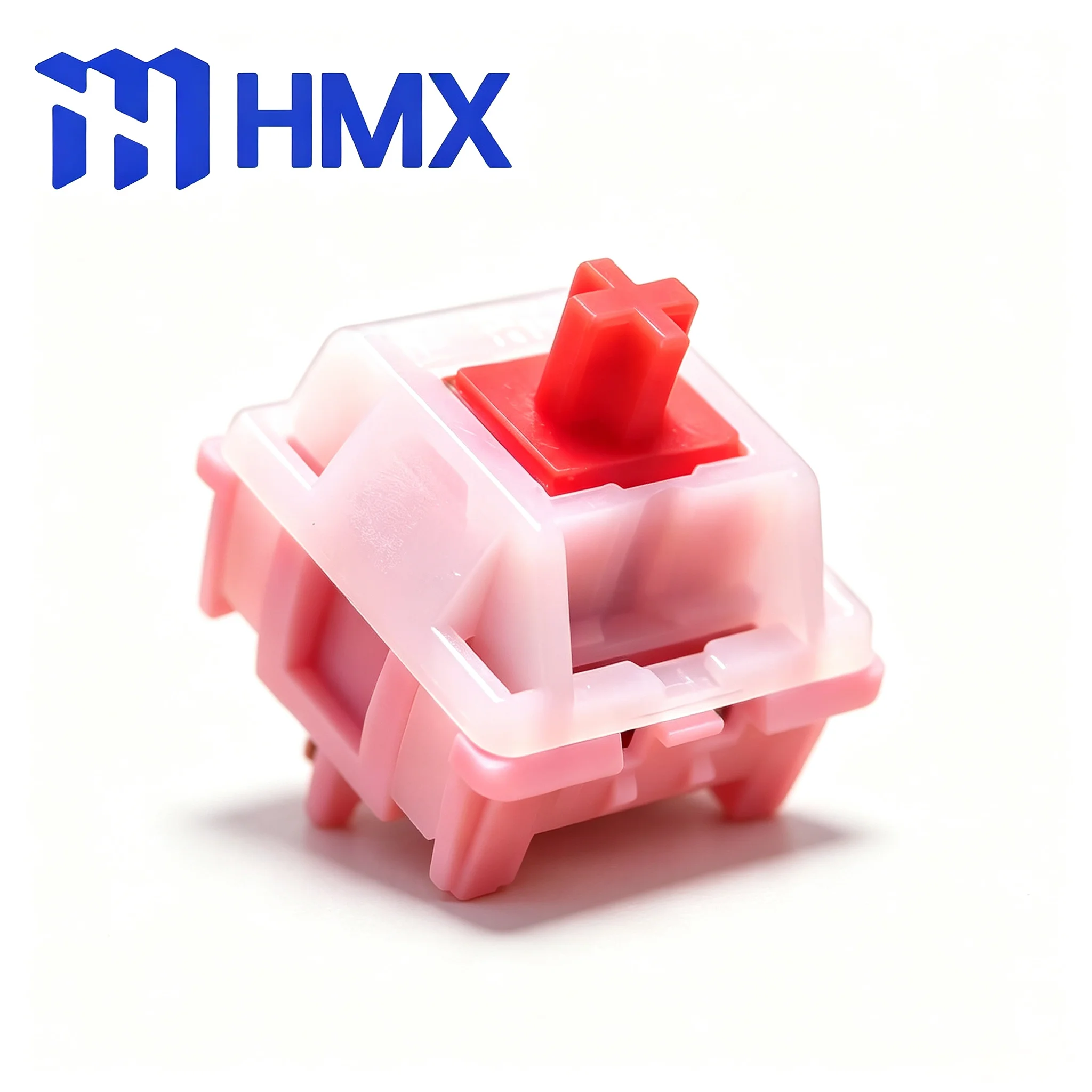 HMX Strawberry soda Switch Clacky HiFi Linear Switches LY PA12 P5 KOS 22mm Mechanical keyboard Switch 3.8mm travel Smooth Steady
