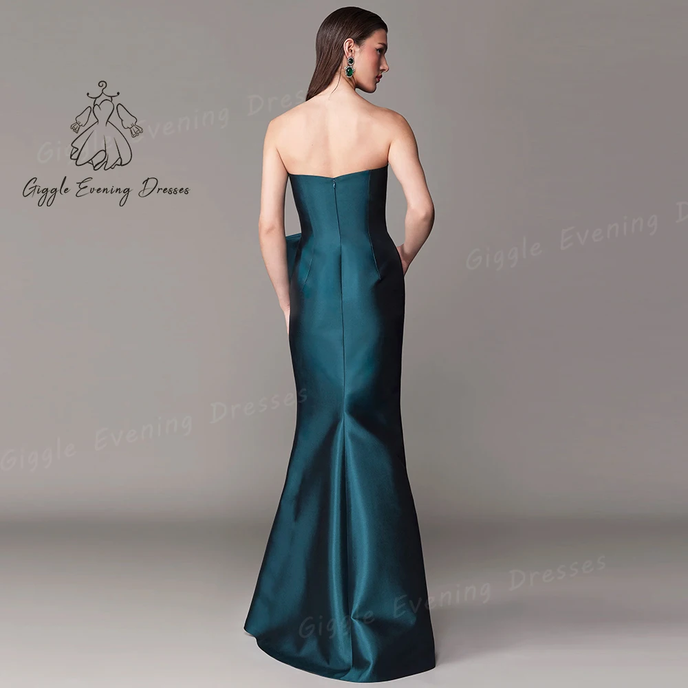 Giggle Strapless Close-fitting Pleat elegant prom dress fairy Mermaid Floor-Length Saudi evening dresses ladies wedding 2024