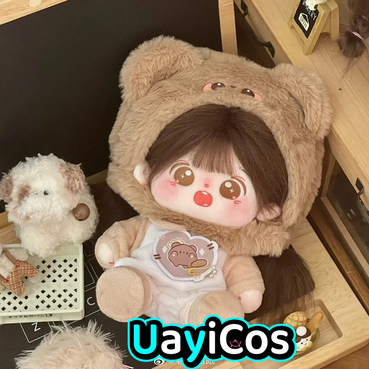 

20cm Anime No attributes Monster Brown Elf Cartoon Stuffed Plushies Doll Clothes Pillow Ornaments Cute Figure Game Toy Kids Gift