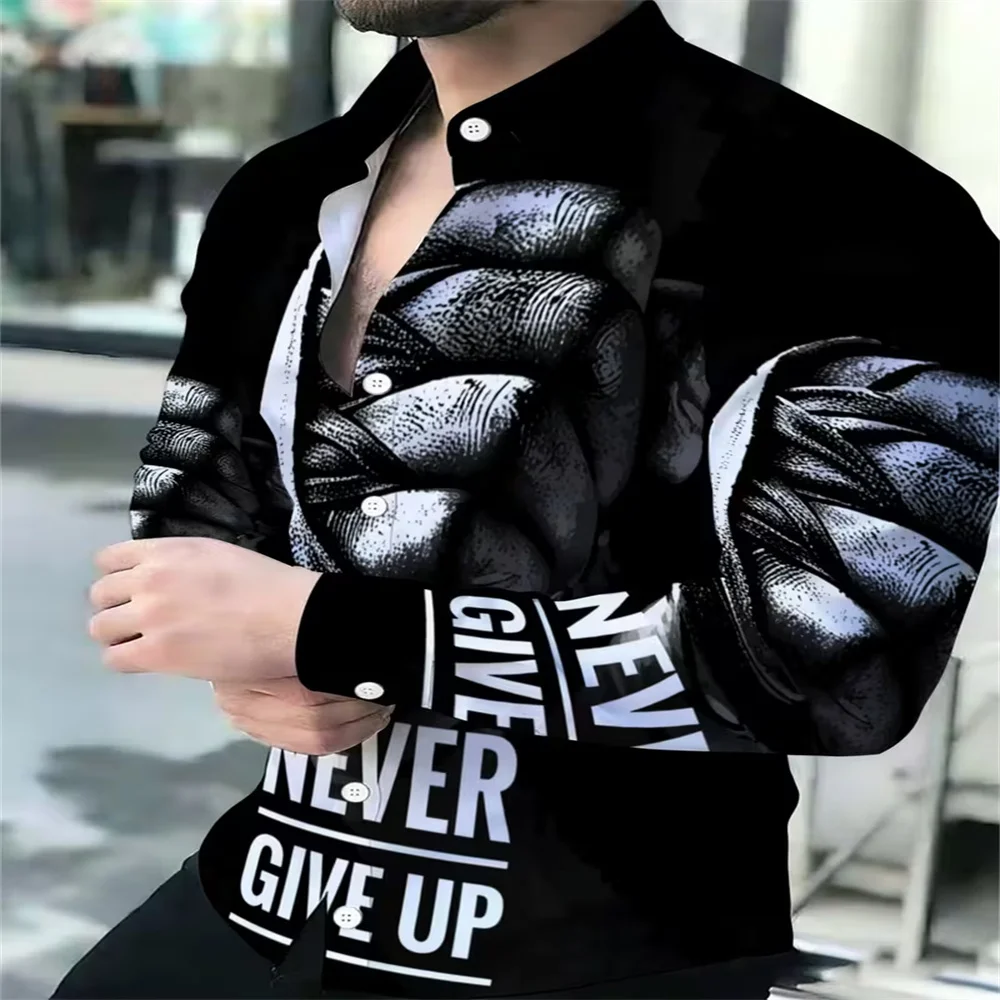 Luxury printed shirts for men long-sleeved casual shirts for fashionable street high-end larger size men's clothing fast deliver