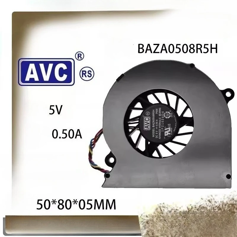 Suitable for notebook DIY graphics card ultra-thin cooling fan AVC BAZA0508R5H P005 5V 0.50A